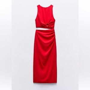 Zara Vibrant Red Dress